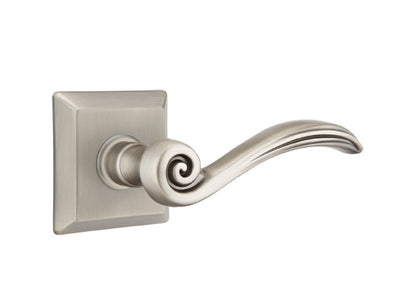 Emtek Elan Lever with Quincy Rosette - Pewter