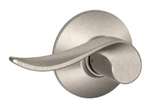 Plymouth Style Passage Sacramento Lever-Satin NIckel