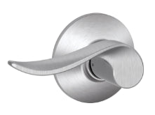 Plymouth Style Passage Sacramento Lever-Satin Chrome