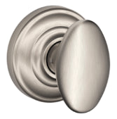 Schlage Siena Passage Knob with Andover Rosette-Satin Nickel