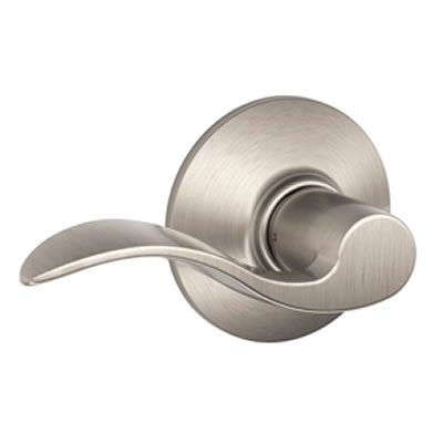 Schlage Accent Lever - Satin Nickel