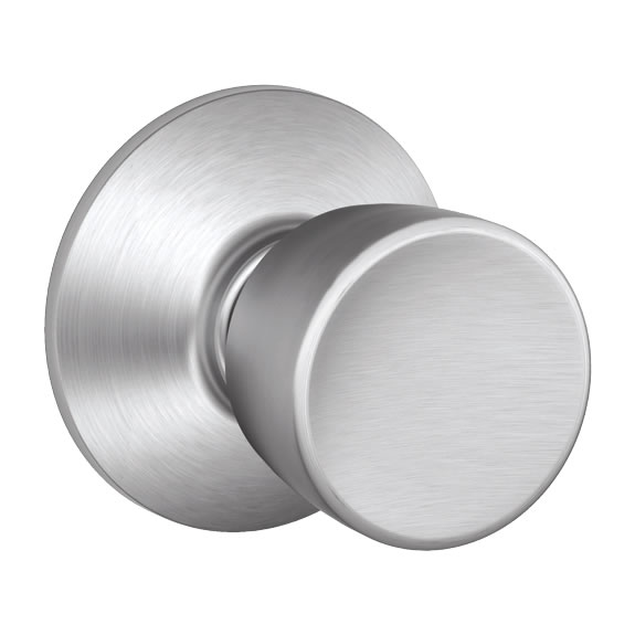 Schlage Bell Door Knob - Satin Chrome