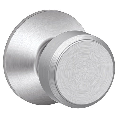Schlage Plymouth Passage Bowery Knob-Satin Chrome