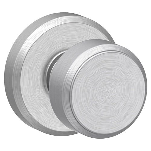 Schlage Greyson Passage Bowery Knob-Satin Chrome