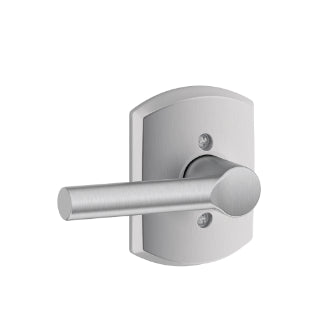 Greenwich Style Non-turning Broadway Lever-Satin Chrome