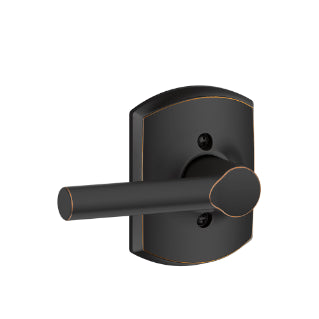 Greenwich Style Non-turning Broadway Lever-Aged Bronze