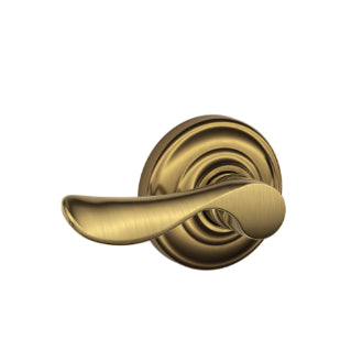 Schlage Champagne Dummy Lever with Andover Rosette-Antique Brass