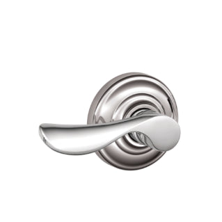 Schlage Champagne Dummy Lever with Andover Rosette-Bright Chrome