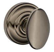 Schlage Siena Dummy Knob with Andover Rosette-Antique Pewter