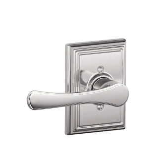 Schlage Avila Dummy Lever with Addison Rosette-Bright Chrome