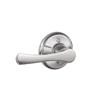 Schlage Avila Dummy Lever with Georgian Rosette-Bright Chrome