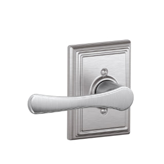 Schlage Avila Dummy Lever with Addison Rosette-Satin Chrome