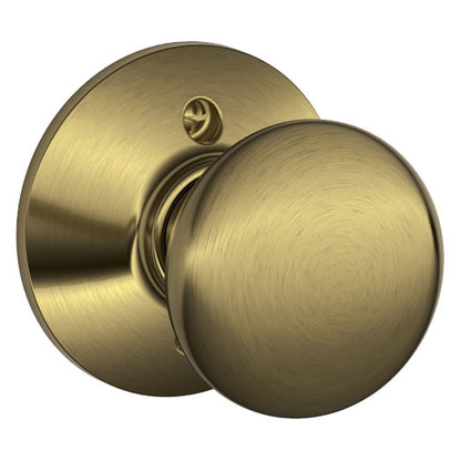 Schlage Plymouth Knob - Antique Brass