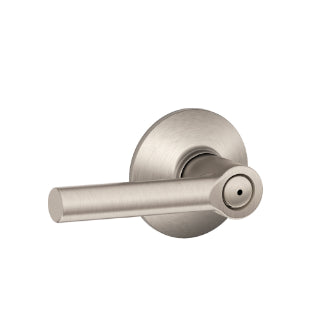 Plymouth Style Privacy Broadway Lever-Satin Nickel