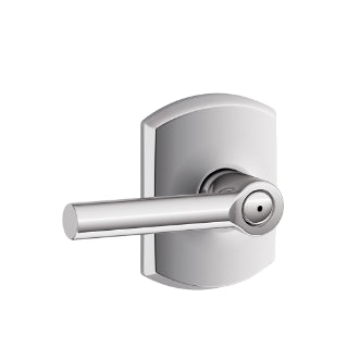 Greenwich Style Privacy Broadway Lever-Chrome