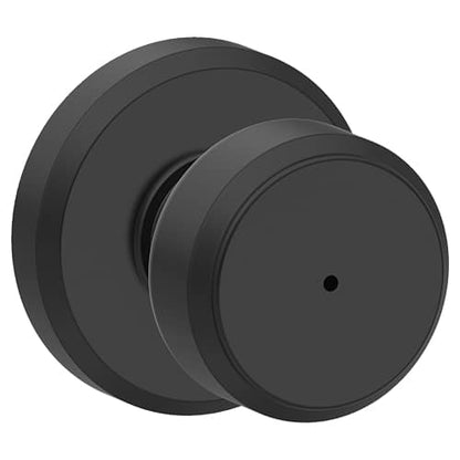 Schlage Greyson Privacy Bowery Knob-Matte Black