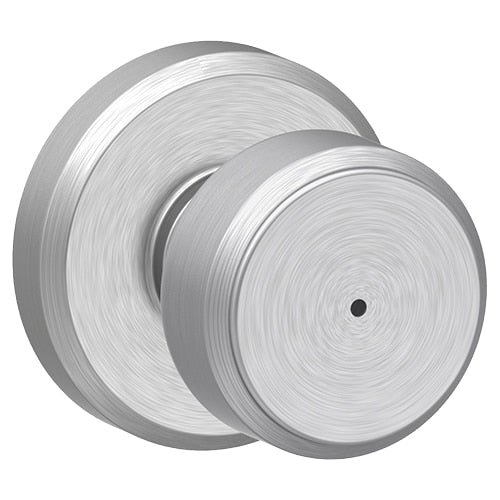 Schlage Greyson Privacy Bowery Knob-Satin Chrome