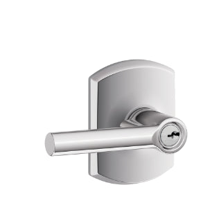 Greenwich Style Keyed Broadway Lever-Chrome