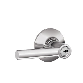 Plymouth Style Keyed Broadway Lever-Chrome