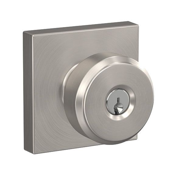 Schlage Bowery Knob with Collins Rosette - Keyed Entry