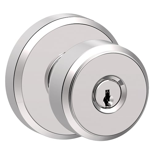 Schlage Greyson Keyed Bowery Knob-Chrome