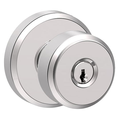 Schlage Greyson Keyed Bowery Knob-Chrome