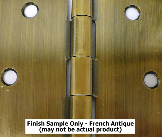 Emtek 4 Inch Spring Door Hinges With Square Corners French Antique