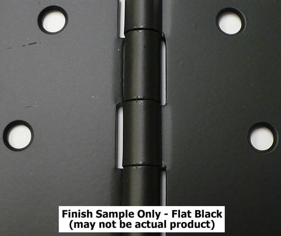 Emtek 4 Inch Spring Door Hinges With Square Corners Flat Black