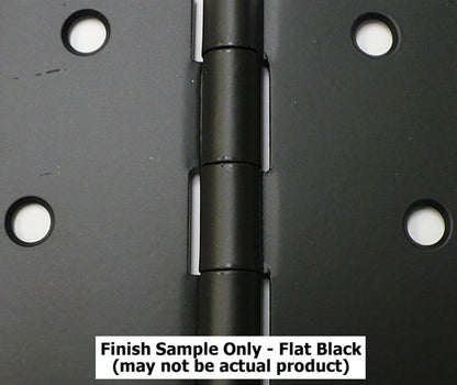 Emtek 4 Inch Spring Door Hinges With Square Corners Flat Black