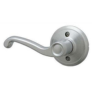 Schlage Flair Lever in Satin Chrome