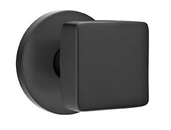Emtek Square Knob - Disk Rosette