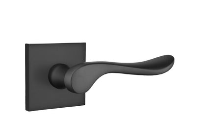 Emtek Luzern Lever Flat Black-Square Rosette