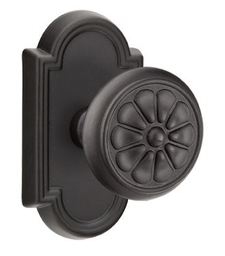 Emtek Lost Wax Cast Bronze Petal Knob - Rosette 11