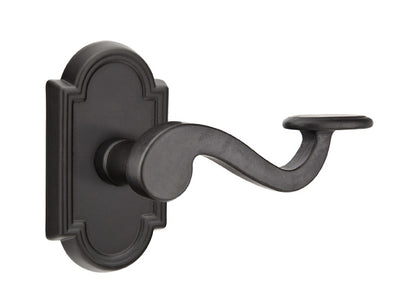 Emtek Padua Lever Flat Black Style 11 Rosette