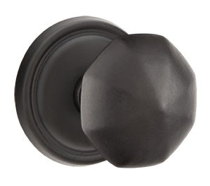 Emtek Lost Wax Cast Bronze Octagon Knob - Style 12 Rosette