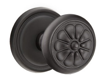 Emtek Lost Wax Cast Bronze Petal Knob - Rosette 12