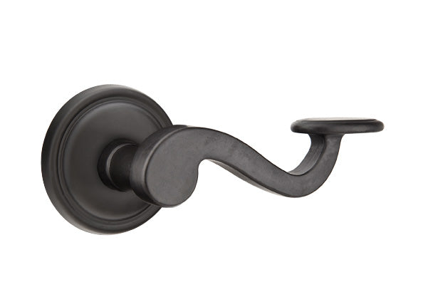 Emtek Padua Lever Flat Black Style 12 Rosette