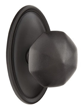Emtek Lost Wax Cast Bronze Octagon Knob - Style 14 Rosette
