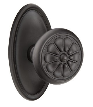 Emtek Lost Wax Cast Bronze Petal Knob - Rosette 14