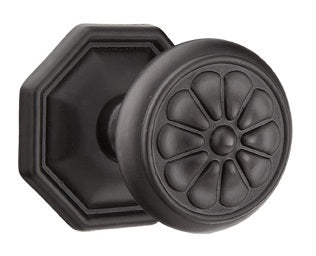Emtek Lost Wax Cast Bronze Petal Knob - Rosette 15
