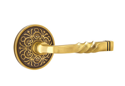 Emtek Santa Fe Lever with Lancaster Rosette