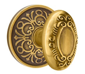 Emtek Victoria Knob - Lancaster Rosette