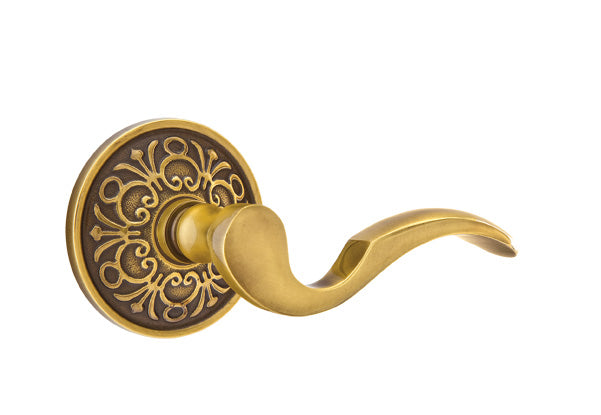 Emtek Cortina Lever French Antique-Lancaster Rosette