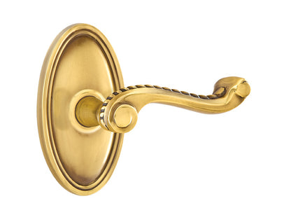 Emtek Rope Lever French Antique-Oval Rosette