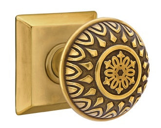 Emtek Lancaster Knob - Quincy Rosette