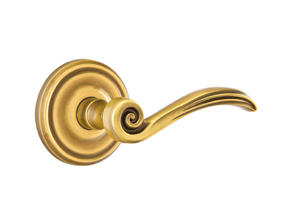 Emtek Elan Interior Mortise Lever with Regular Rosette