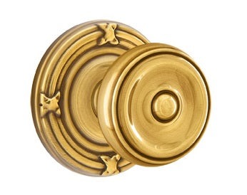 Emtek Waverly Knob - Ribbon and Reed Rosette