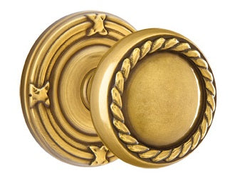Emtek Rope Knob - Ribbon and Reed Rosette