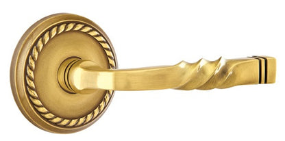 Emtek Santa Fe Lever French Antique-Rope Rosette
