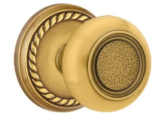 Emtek Belmont Knob French Antique Rope Rosette 